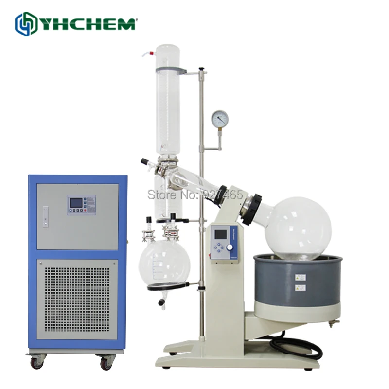 YHChem роторный Evaoprator производитель 10L лабораторный цифровой дисплей вакуумный испаритель для продажи с