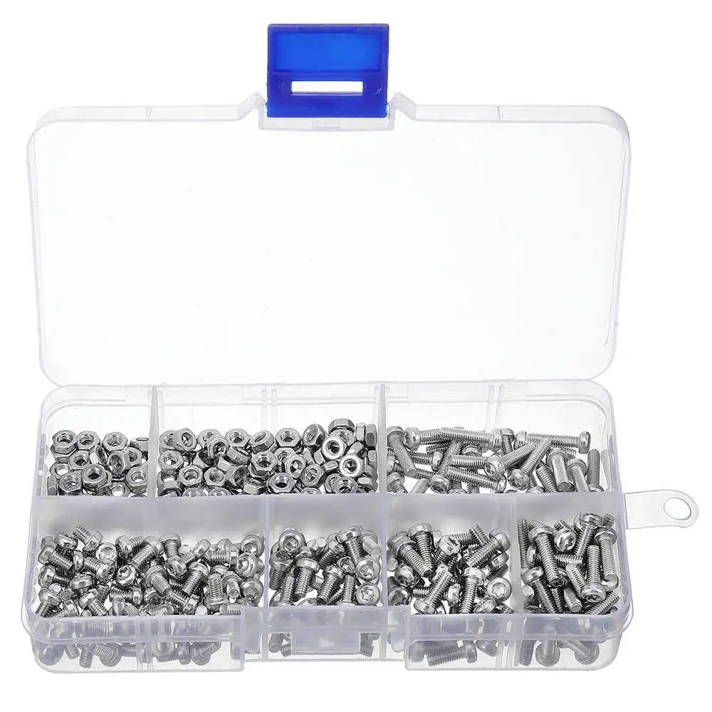 Suleve M3ST2 300 шт M3 Torx машина винт 304 нержавеющая сталь головка сковороды 4 12 мм болт