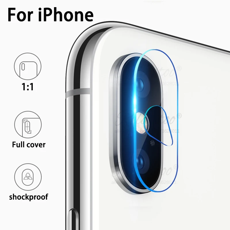 Для iPhone Xs X Max 7 8 plus Защитная пленка для объектива из закаленного стекла Apple p 7p XR