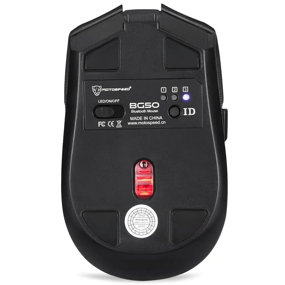 MOTOSPEED BG50 2 4 ГГц + Bluetooth двухрежимный беспроводная мышь уровень обновления с
