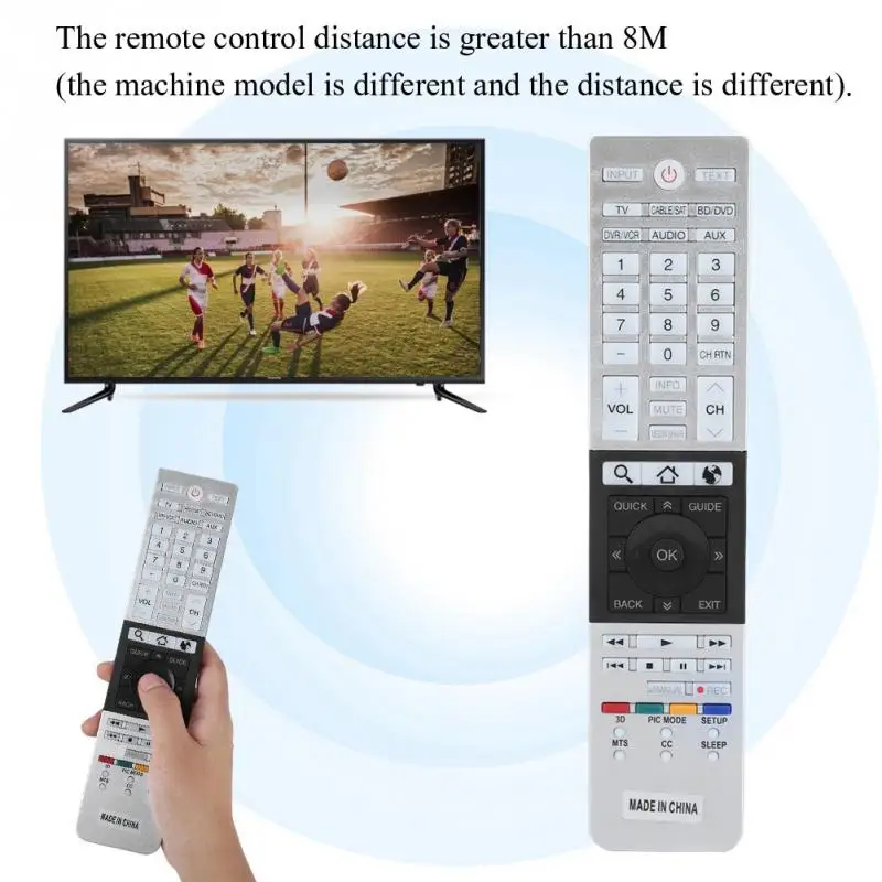 Пульт дистанционного управления для Toshiba Smart TV обслуживание Ultra HD пульт CT 90430 90429 2018
