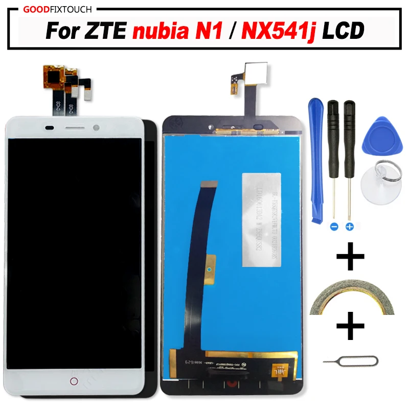 ЖК дисплей и дигитайзер сенсорного экрана для ZTE nubia N1 NX541j качество AAA 5 дюйма с