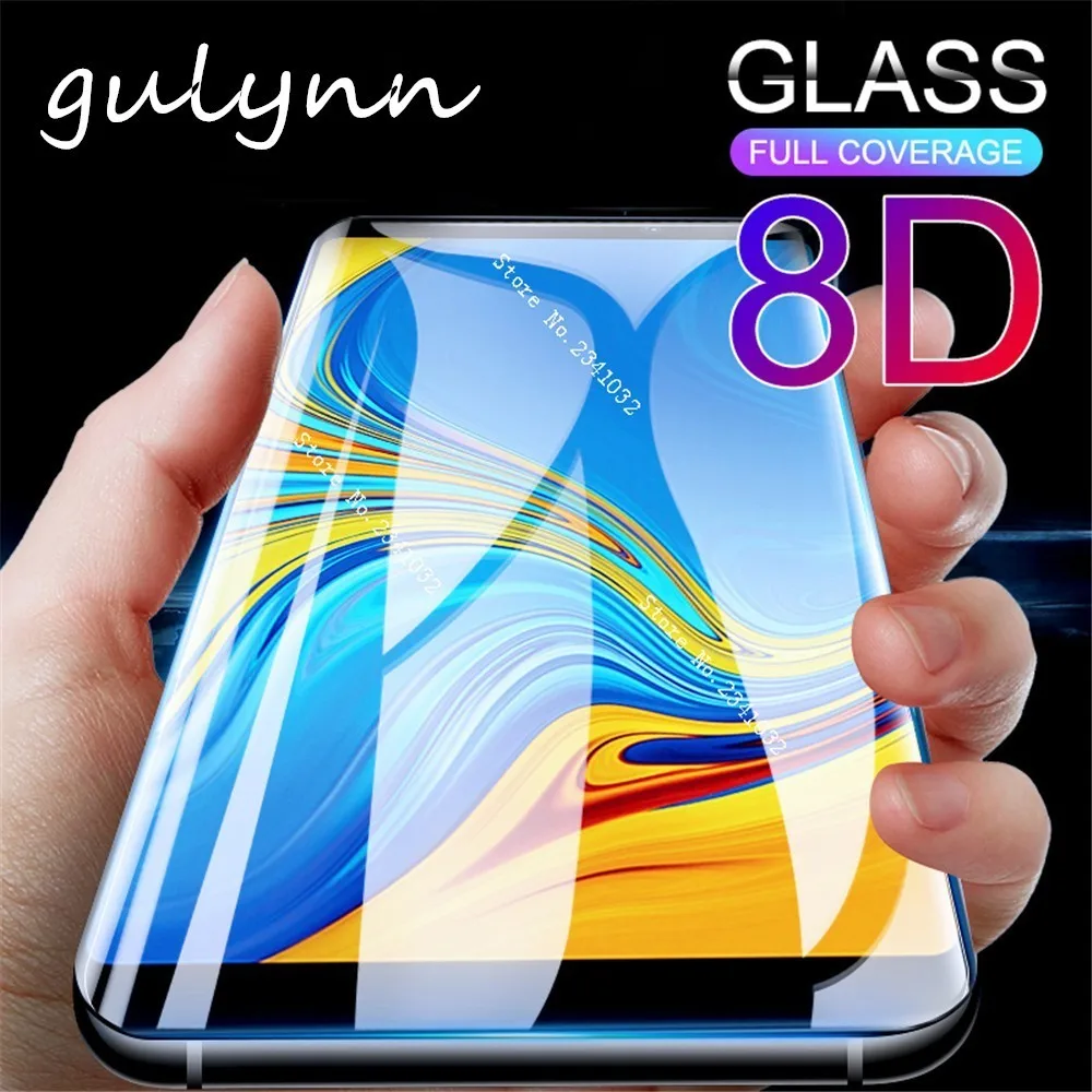 Изогнутое защитное стекло 8D для Samsung A 10 20 30 40 50 60 70 80 90 м 2019 закаленное J2 J4 Core пленка