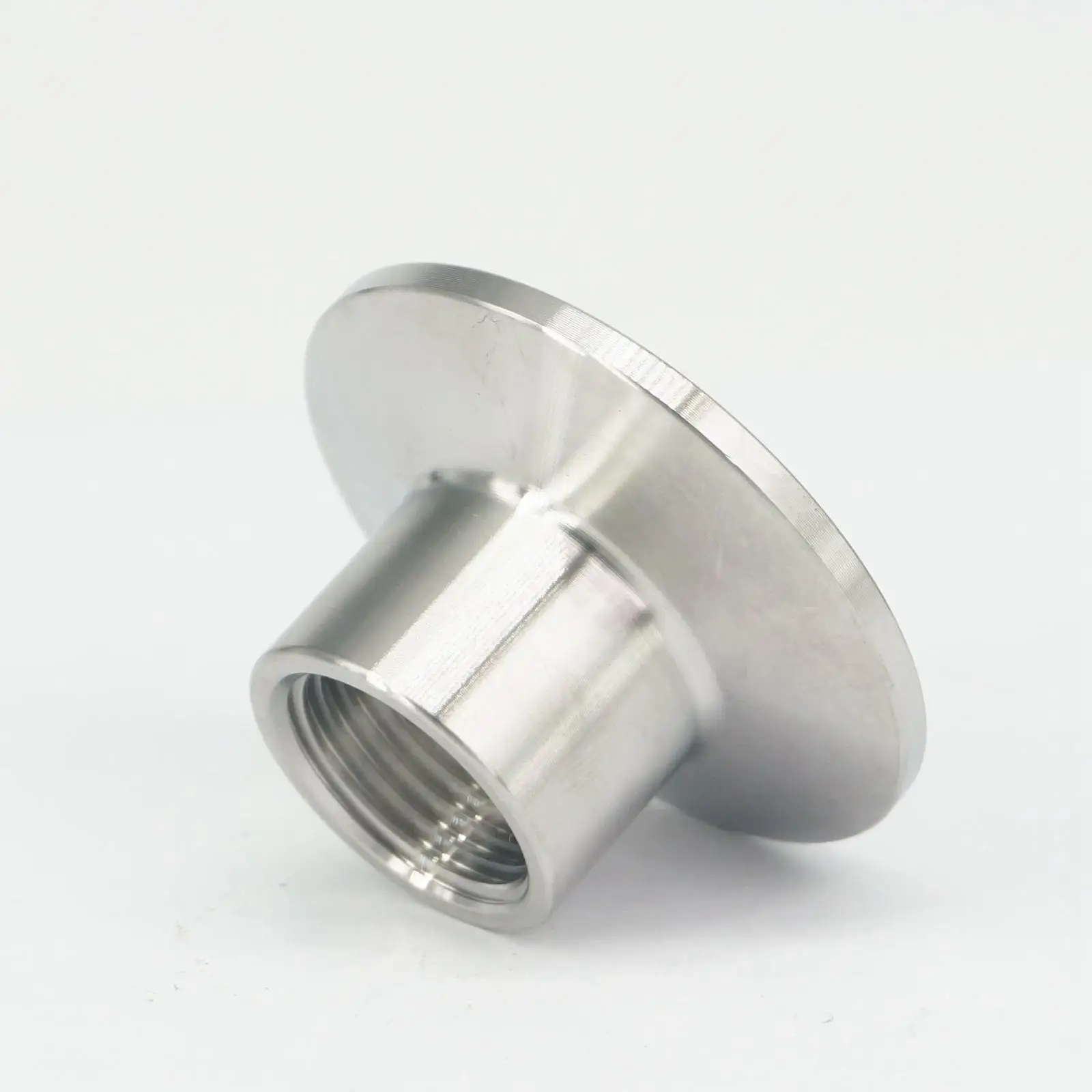 

1/2" BSPT Female x 50.5mm Ferrule O/D 304 Stainless Steel Sanitary Ferrule Tri Clamp Pipe Fitting Connector