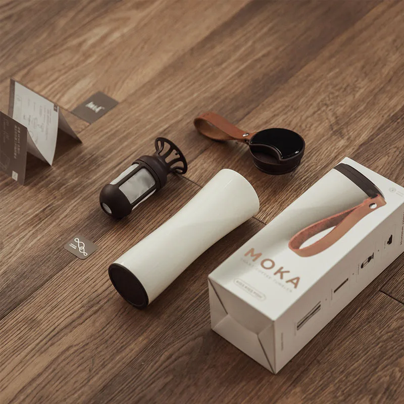 Xiaomi KissKissFish MOKA умная кофейная чашка дорожная кружка из нержавеющей стали с