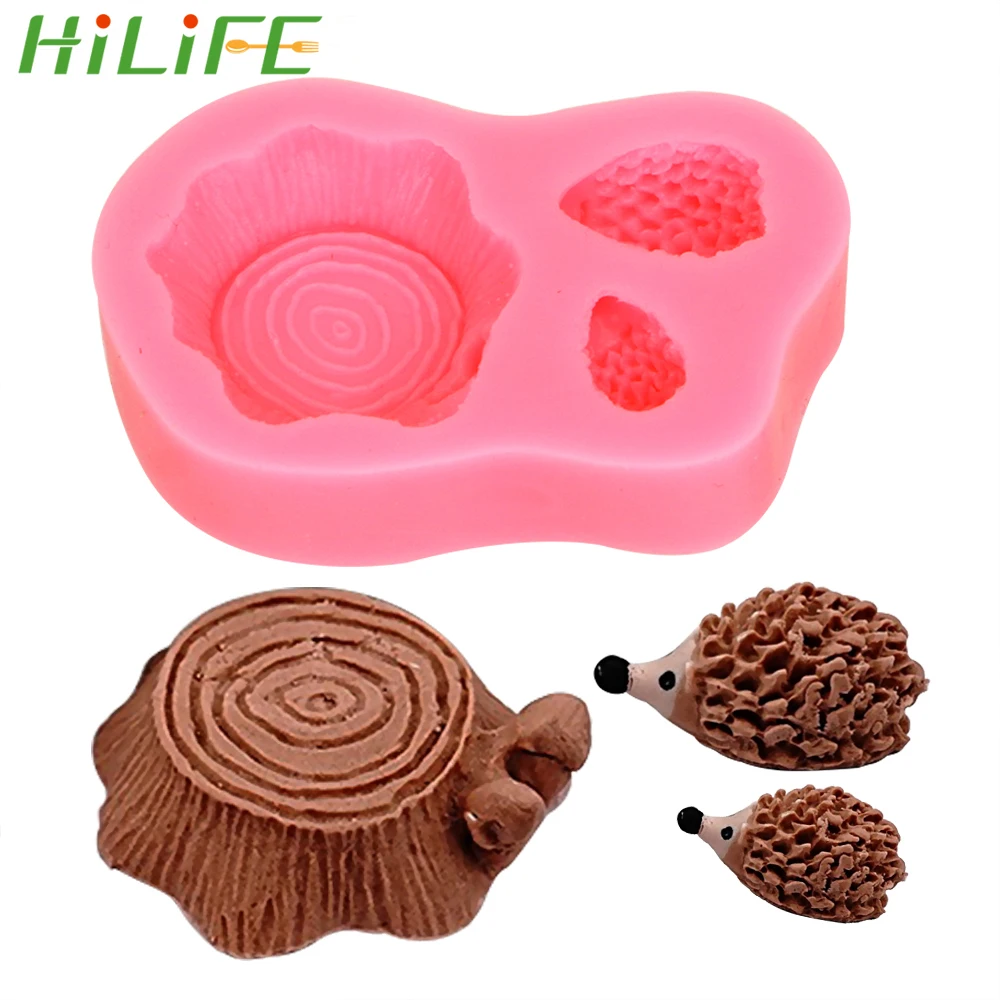 HILIFE Ежик пень силиконовая форма для торта шоколадная устройства украшения