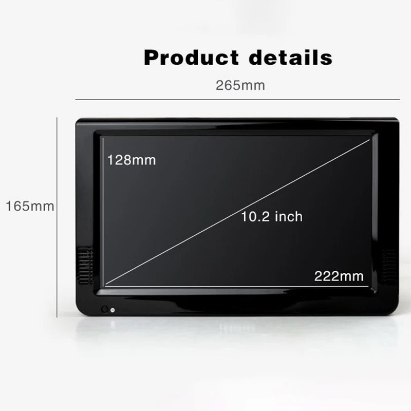 Портативный 1080P Hd Pvr цифровой аналоговый Мини ТВ автомобильный тв с поддержкой