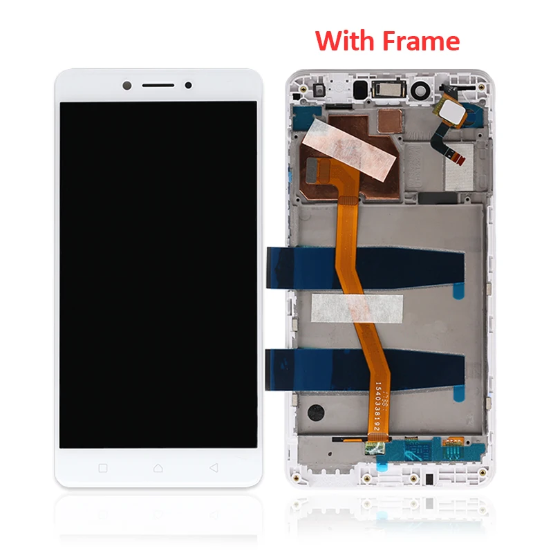 Для lenovo K6 Note K53A48 lcd сенсорный экран дигитайзер + рамка в сборе для датчик дисплея 5