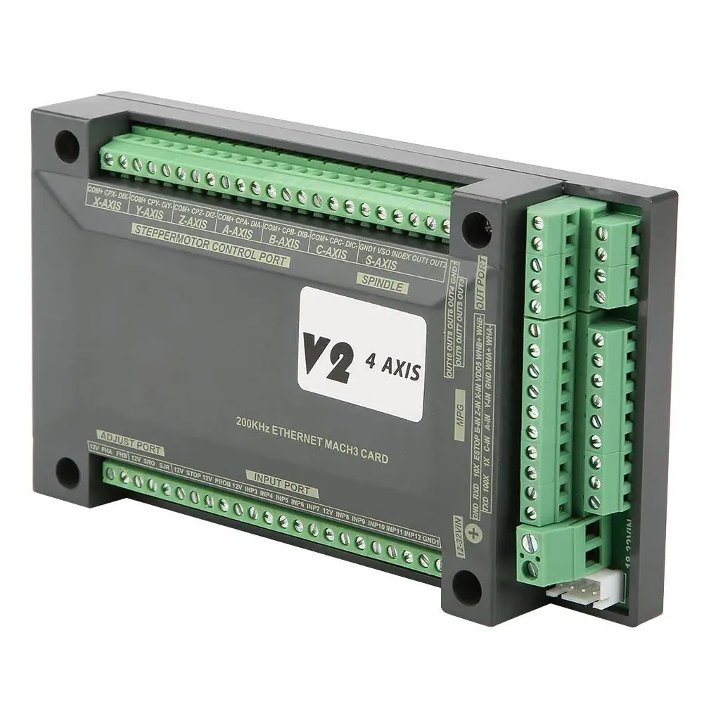 Новый 4 Ось NVEM ЧПУ Управление Ethernet MACH3 движения карты для шагового
