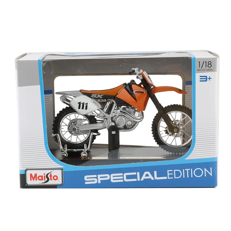 Модель внедорожного велосипеда Maisto 1:18 Игрушечная модель из сплава гоночного