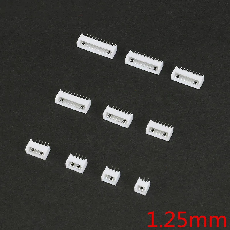 50 шт./лот 1 25 мм разъем шаг 2P 3P 4P 5P 6P 7P 8P 9P 10P 11P для PCB|Соединители| |
