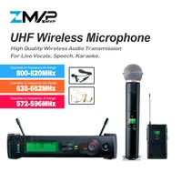 uhf professional slx24 performance%c2%a0wireless microphone with beta58a handheld transmitter bodypack headset lavalier condenser mic
