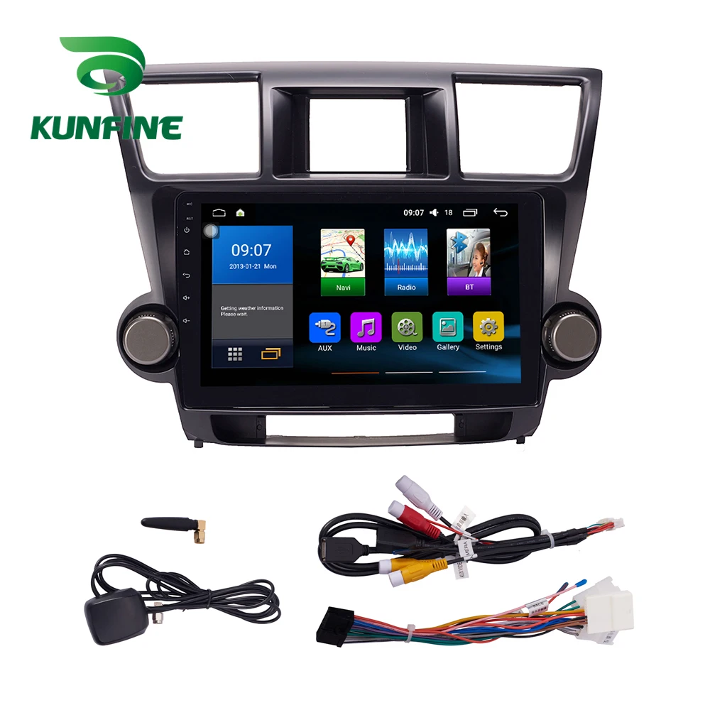 Восьмиядерный 1024*600 Android 8 1 автомобильный DVD GPS навигационный плеер Deckless стерео для