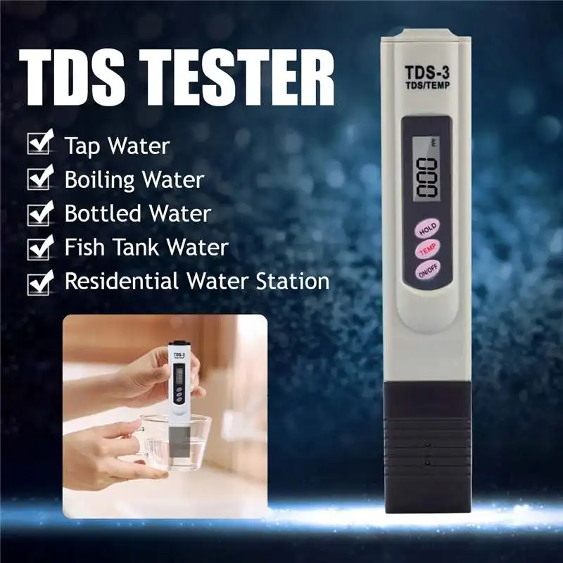 Портативный цифровой измеритель чистоты воды PH TDS 0 9990ppm|Измерители pH| |
