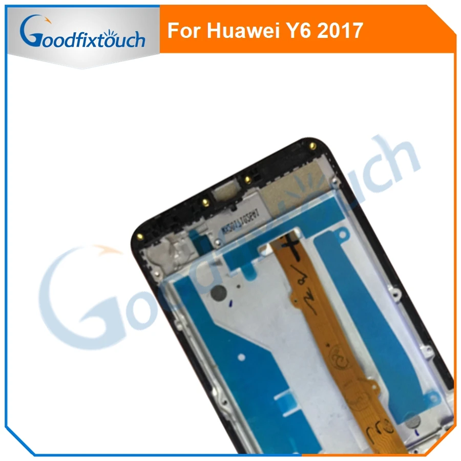 Для Huawei Nova Young 4G LTE / Y6 2017 Y5 ЖК-дисплей + сенсорный экран дигитайзер в сборе с рамкой