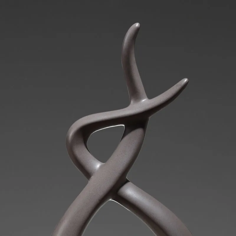 

Minimalist Ceramic Statue Home Decor Crafts Room Decoration Handicraft Ornament Porcelain Creative Figurines Wedding Decorations