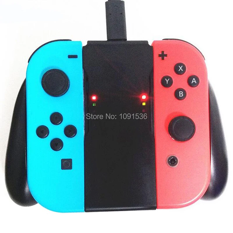 Зарядная док станция с держателем для Nintendo Switch NS Joy Con|Зарядные устройства| |
