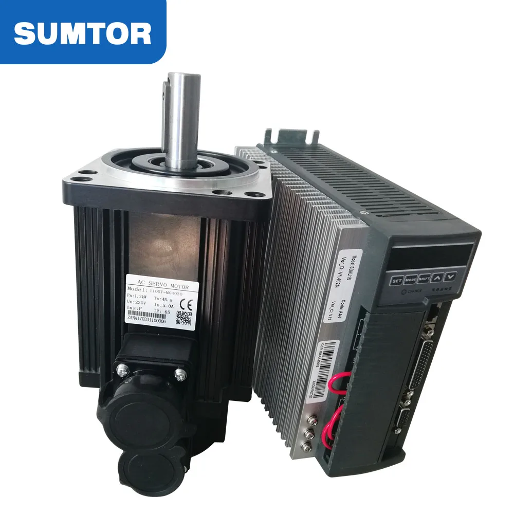 

110mm Flange AC Servo Motor and Driver 0.6~1.8kw 220v 2000~3000rpm 2~6N.m