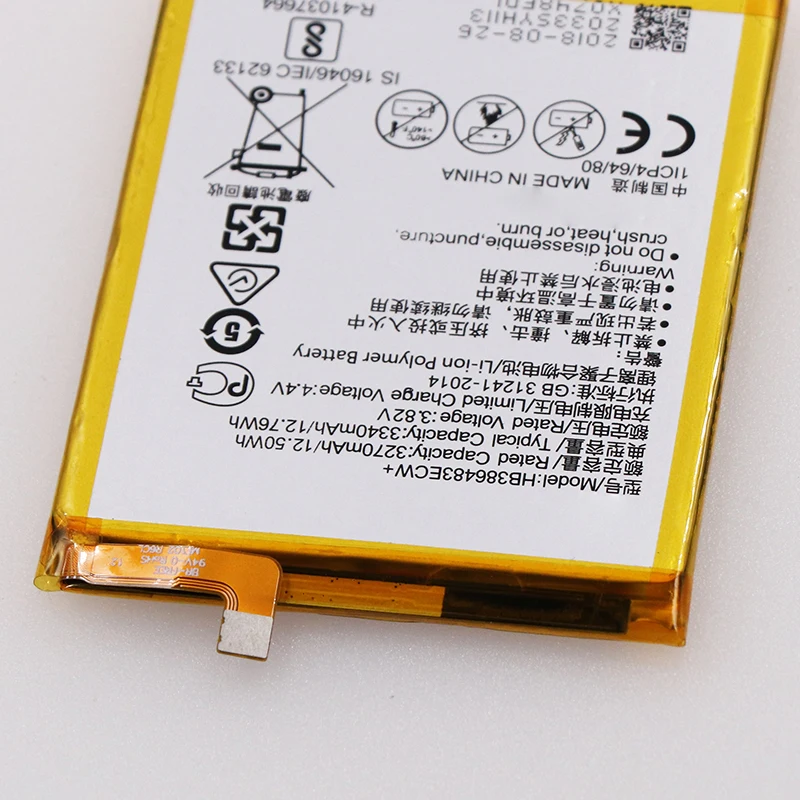 3340 мА/ч HB386483ECW + Батарея Замена для Huawei Honor 6X G9 плюс Maimang 5 MLA-AL00 MLA-AL10 смарт-телефон с