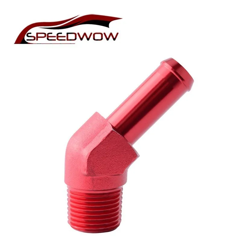 Зажим для шланга SPEEDWOW с наружной резьбой NPT 3/8 дюйма на 1/2 мм зазубринами 45