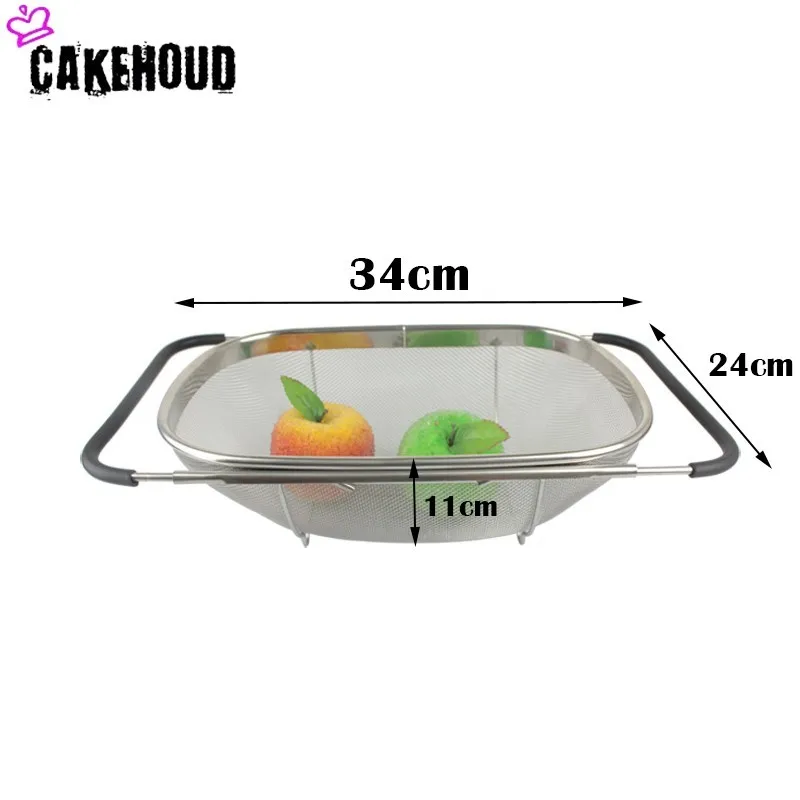 CAKEHOUD корзина для слива овощей из нержавеющей стали белья раковины Кухонная