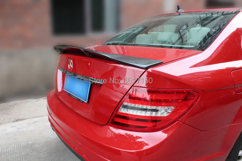 

Carbon Fiber Trunk Spoiler Fit For BENZ C Class W204 Coupe Rear Wing Of The RT Style 2007-2013