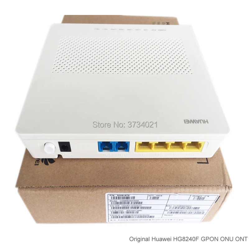 Huawei HG8240F GPON EPON ONU ONT 4 Ethernet LAN порт + 2 голосовых горшка английская Настройка прошивки