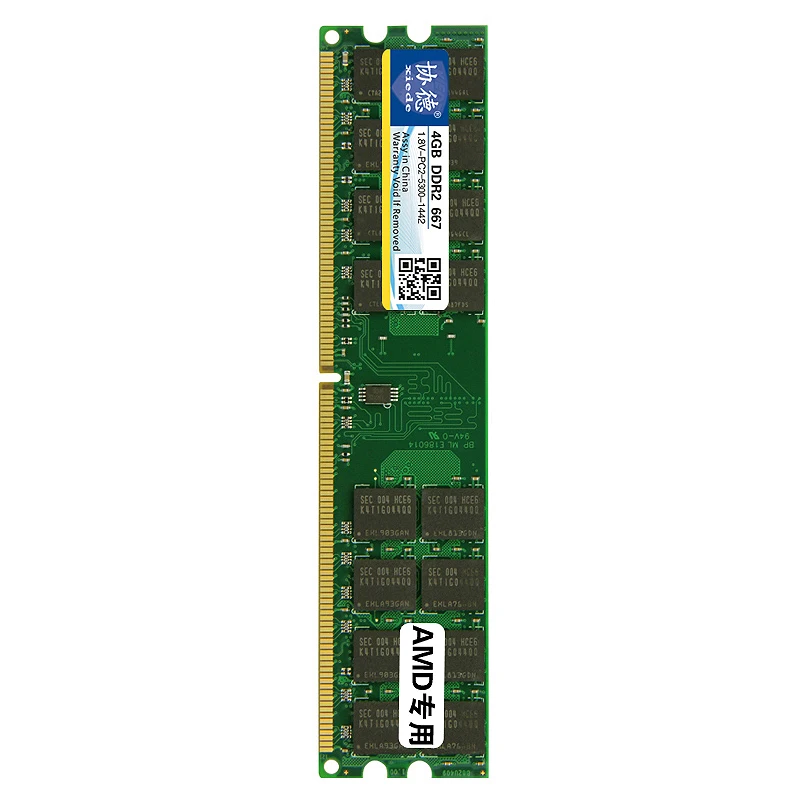 Xiede настольный компьютер оперативная память модуль Ddr2 667 Pc2-5300 240Pin Dimm 667Mhz |
