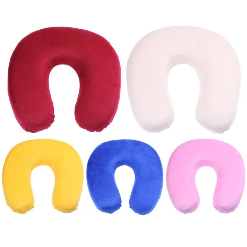 Soft U Shaped Slow Rebound Memory Foam Pillow Travel Neck for Office Flight Traveling Cotton Pillows Head Rest Cushion | Автомобили и
