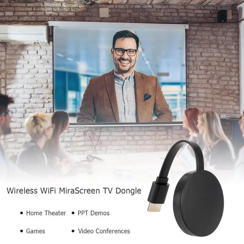 Беспроводной WiFi MiraScreen ТВ ключ HDMI Miracast DNLA Airplay дисплей Аудио Видео приемник