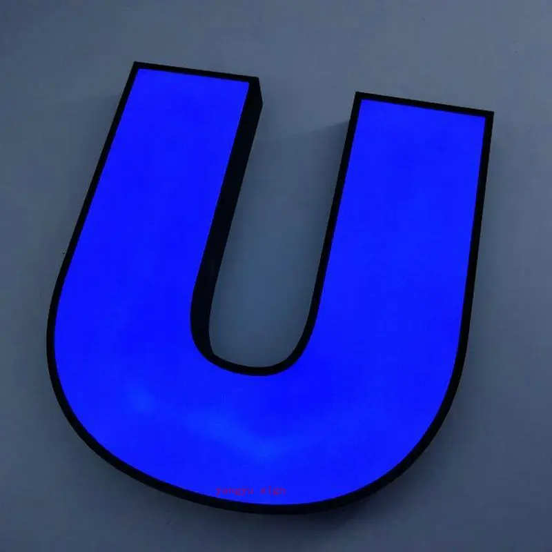 

Custom 3D outdoor waterproof acrylic led illuminated letters advertising display