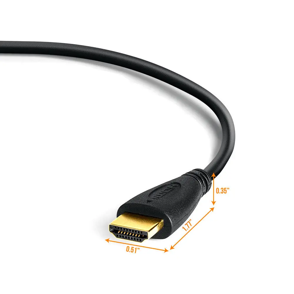 Премиум HDMI кабель v2.0 Золото высокая скорость HDTV UltraHD HD 2160p 4K 3D 0 5 м до м|Кабели HDMI| |