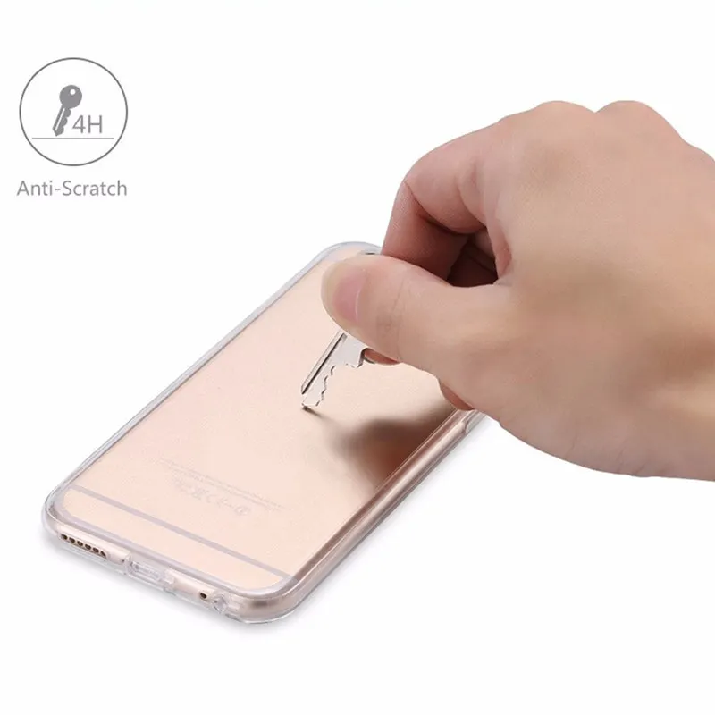 KISSCASE Прозрачный мягкий силиконовый чехол для телефона iPhone X 8 7 6 6s Plus 5 5S SE |
