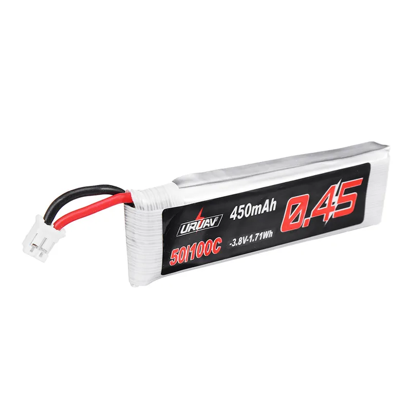 5/10/15 шт URUAV 3 8 V 450 mAh 50/100C 1 S HV 4 35 Lipo Батарея W/PH2.0 разъем для Emax Tinyhawk Happymodel Snapper7