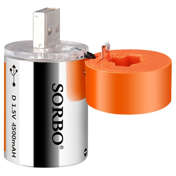 SORBO с батареей заряжаемой через USB умное зарядное устройство 1 5 в газовый