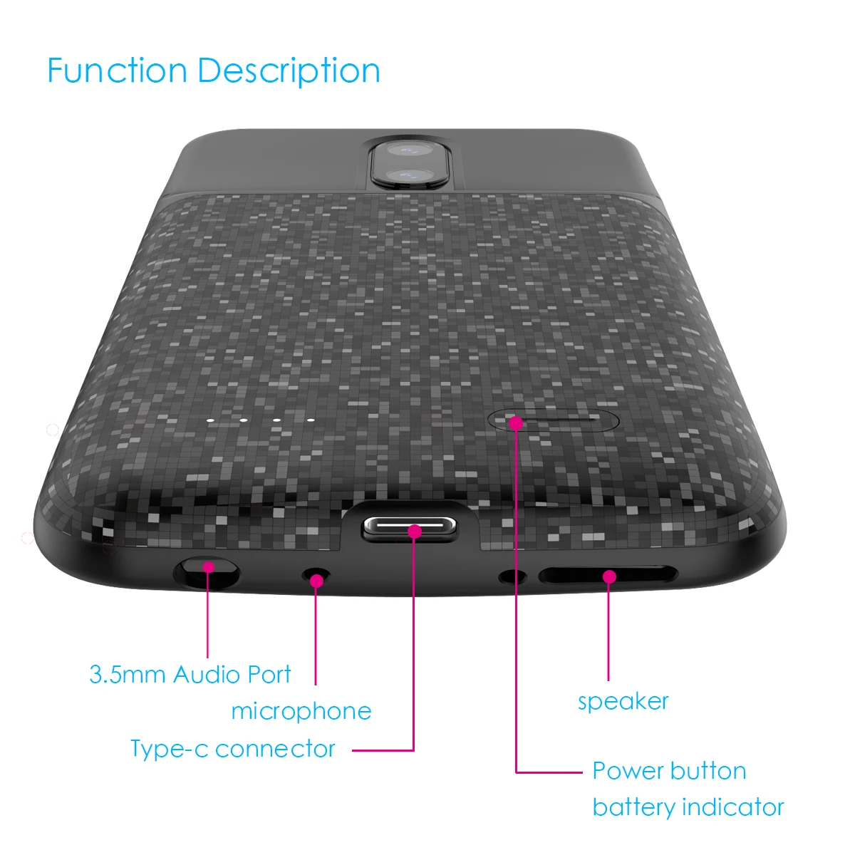 Для OPPO R17/R17 Pro Чехол 5200 мАч внешний резервный аккумулятор зарядное устройство