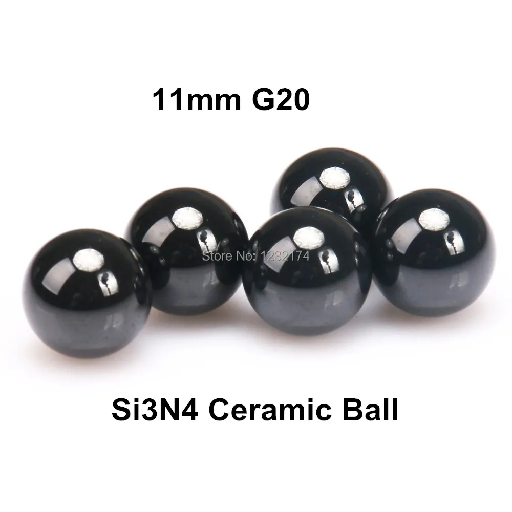 

11mm Silicon Nitride Ceramic Ball Si3N4 G5 50PCS/Lot used in Bearing,Pump,Valve ball,linear slider 11mm ceramic ball