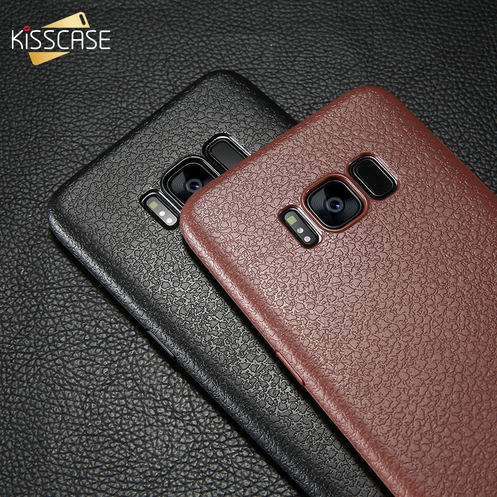 KISSCASE Luxury PU Leather Case For Samsung Galaxy Note 9 S8 S9 Ultra Thin Soft Skin Plus Capa Coque |