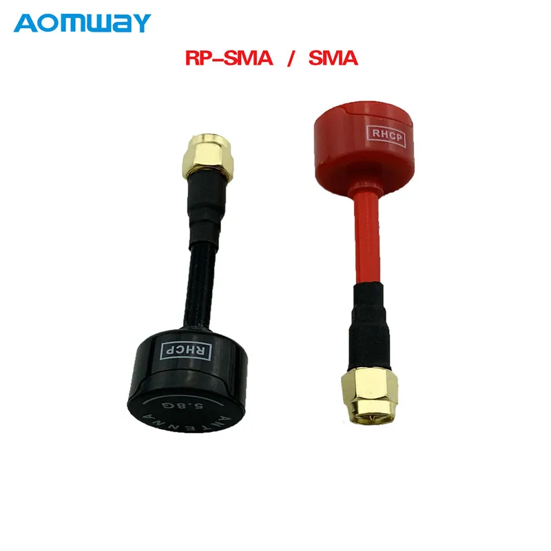 Aomway MINI-2.5 5600-5950MHz 5.8GHz 2.5dBi SMA/RP-SMA RHCP Mini FPV Antenna For Racing Drone Models Parts | Игрушки и хобби