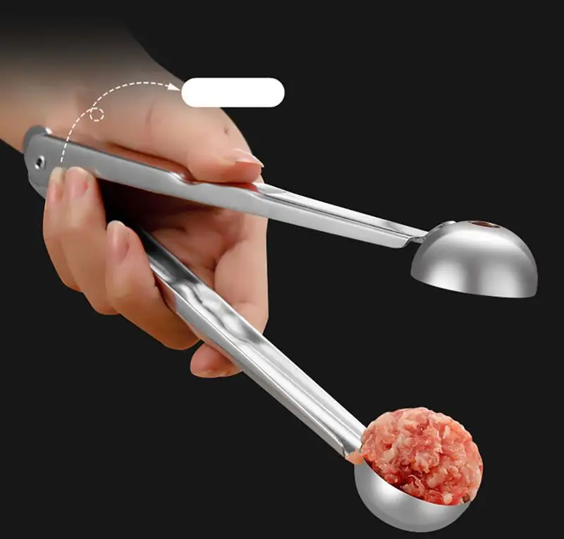 Meatball чайник из нержавеющей стали легкая ложечка для фрикаделек кухонный