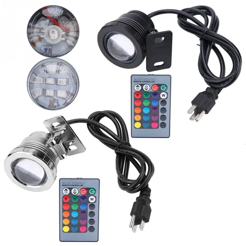 RGB LED водонепроницаемый светильник для бассейна подводный свет многоцветный