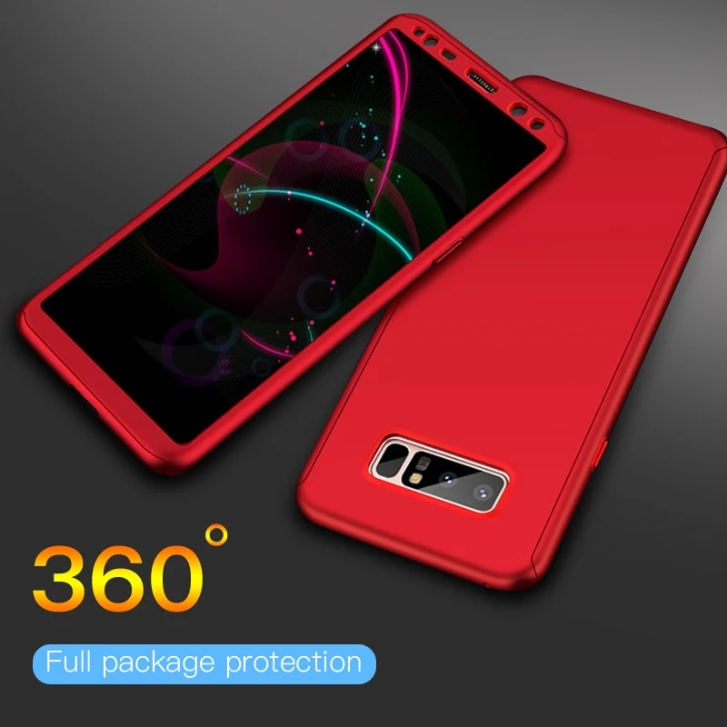 Полный Чехол для samsung Galaxy S9 S8 S7 край Note8 противоударный чехол плюс ПК Жесткий