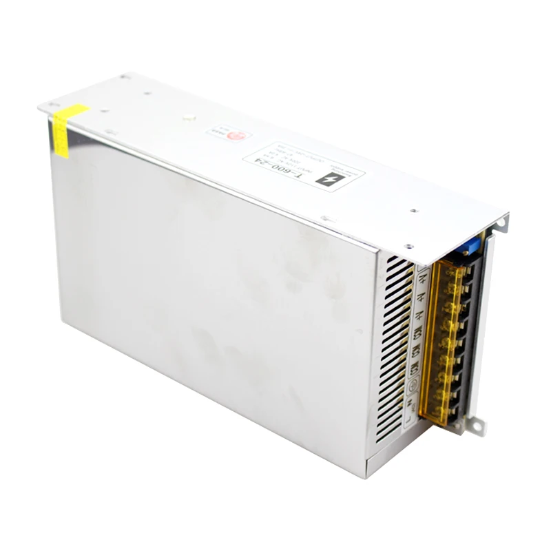 Импульсный источник питания 24v ac dc 25A 600W transformador de 220v 24V Светодиодный для