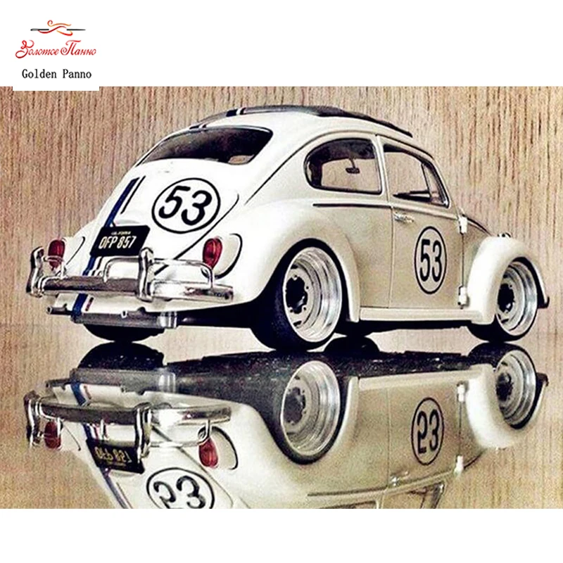 

GOLDEN PANNO Diamond Painting Full Square 5D Diy Daimond Embroidery Diamant Mosaic Sale rhinestones pictures Cartoon Car 03
