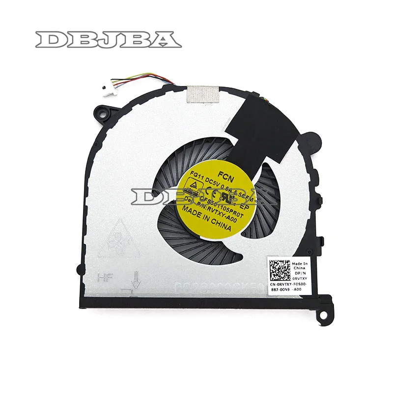 GPU вентилятор для Dell XPS 15 9550 Precision 5510 P/N 0RVTXY DFS501105PR0T FG11|Охлаждающие подставки