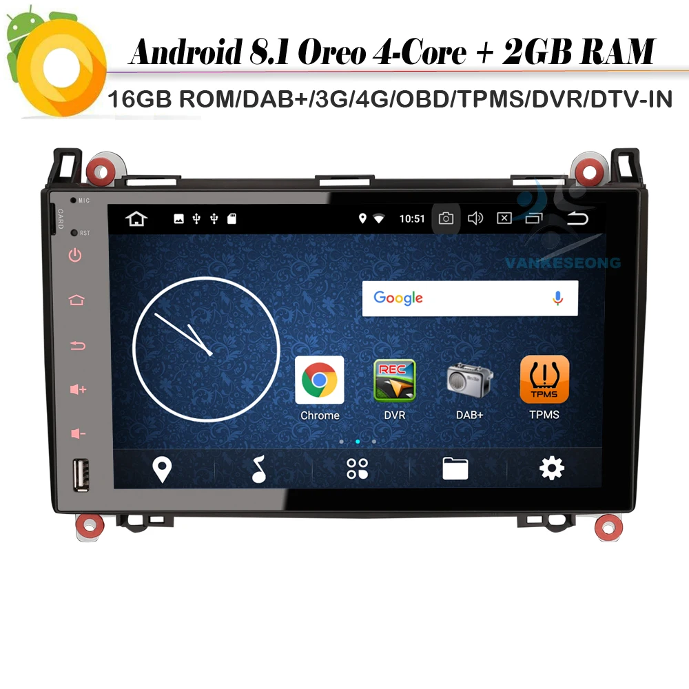 DAB + 4G Android 8 1 авторадио спутниковая навигация автомобильный стерео радио плеер