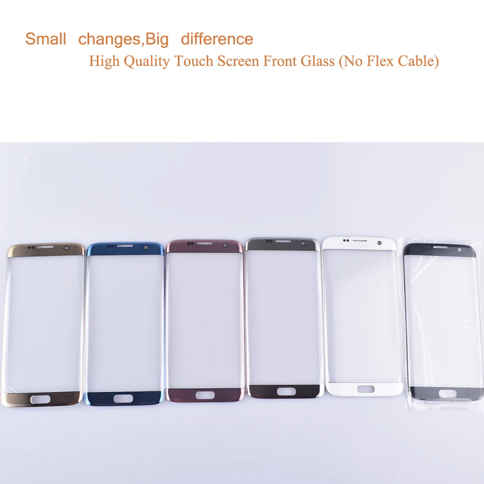 10 шт./лот для Samsung Galaxy S7 Edge G935 G935F G9350 SM сенсорный экран передняя стеклянная панель