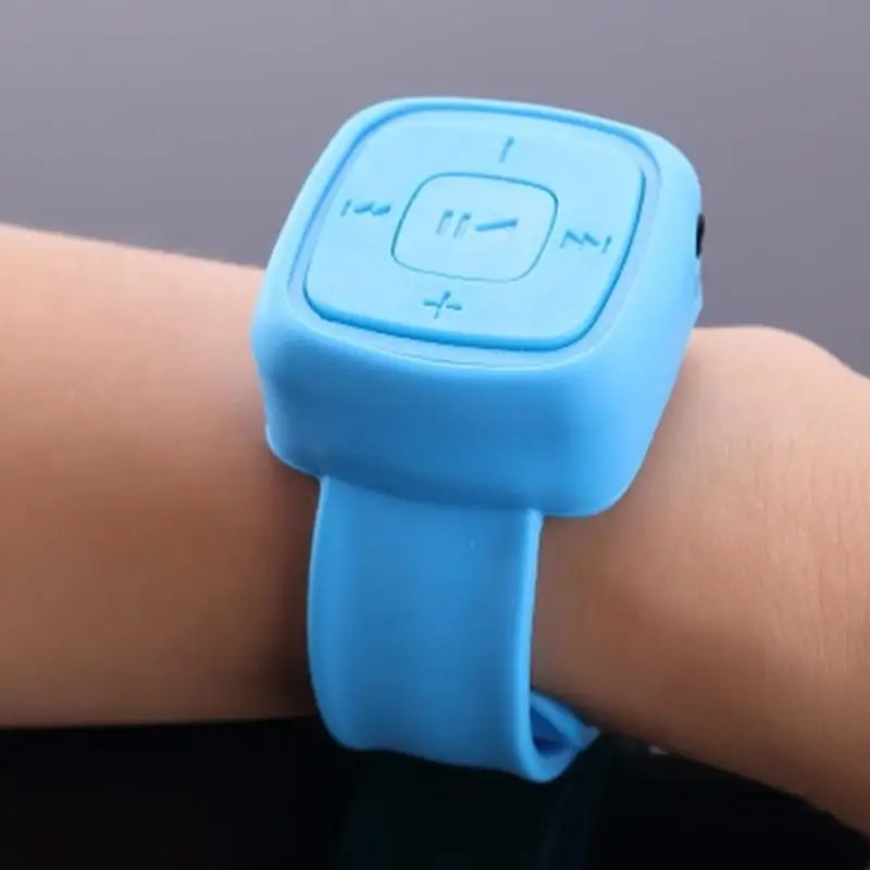 Спортивные мини часы mp3 плеер портативный музыкальный со слотом для карты Micro TF