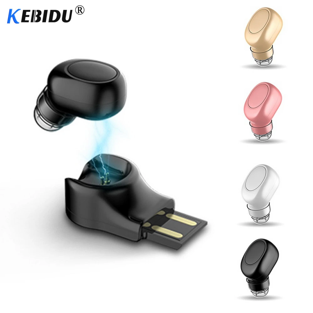 Миниатюрная Беспроводная Bluetooth-гарнитура kebidu X11 автомобильные Bluetooth-наушники