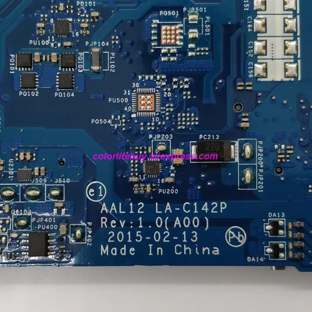 Натуральная CN 01N0C6 1N0C6 AAL12 LA C142P w A8 7410 материнская плата с процессором для ноутбука